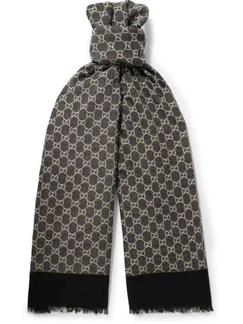 gucci foulard economico|gucci jacquard scarf.